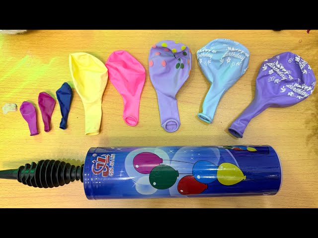 Satisfying Small to Big Balloon Pumping ASMR #balloon_show #balloons