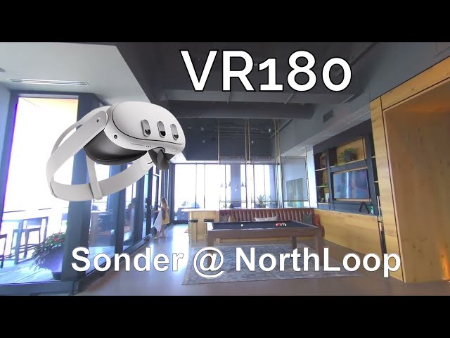 VR180 #Minneapolis Beautiful Views from Sonder on North Loop Green