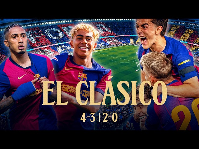LAST TWO HOME CLÁSICOS. TWO WINS | FC Barcelona 🔵🔴