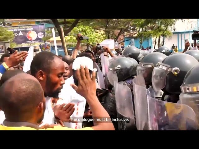 Congo police break up protests against constitution changes