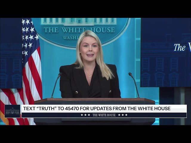 Press Secretary Karoline Leavitt Briefs Members of the Media, Apr. 27, 2026