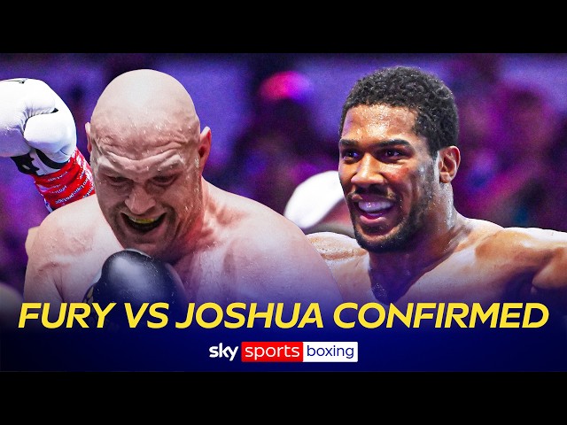 Tyson Fury vs Anthony Joshua CONFIRMED for Cardiff on December 11! 🔒