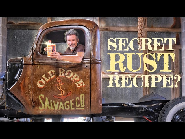 Unbelievable GLOSS Finish Over Bare Rust!? Preserving The Patina on Our Vintage Ford Truck