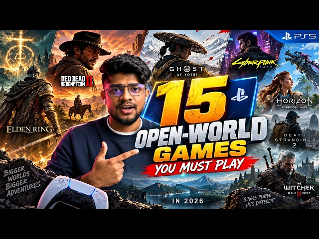 15 Best Open World Single Player PS5 Games You Must Play in 2026