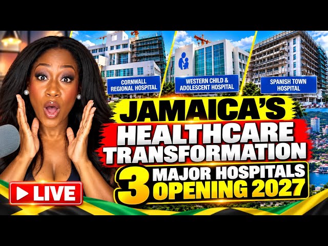 🚨NEW DEVELOPMENT: JAMAICA’S HEALTHCARE INFRASTRUCTURE TAKES OFF!!