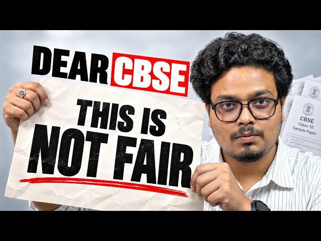 CBSE Should NOT Have Done This to Class 10 Students | Sample Papers = Disaster?