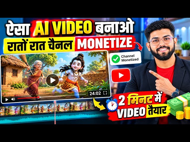 🔥 Create 10 Min AI Videos in 1 Click | How to Make AI Videos | AI Automation