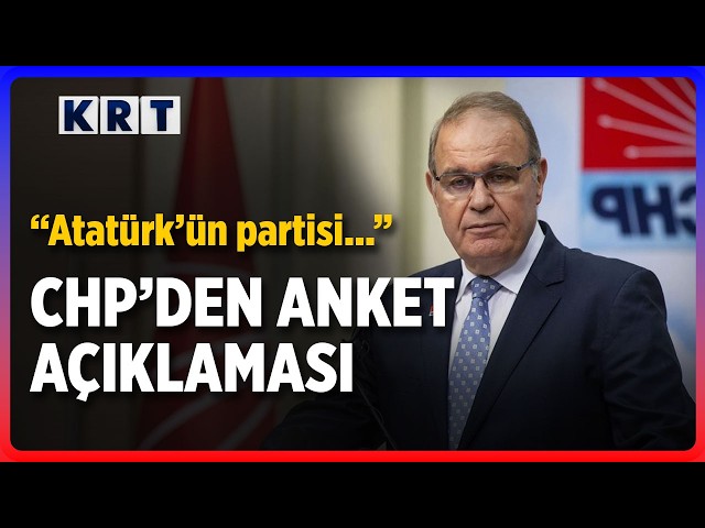 Statement on Polls from CHP Group Chair Faik Öztrak