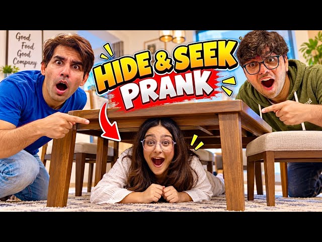 Hide & Seek Prank on my Sister | Rimorav Vlogs
