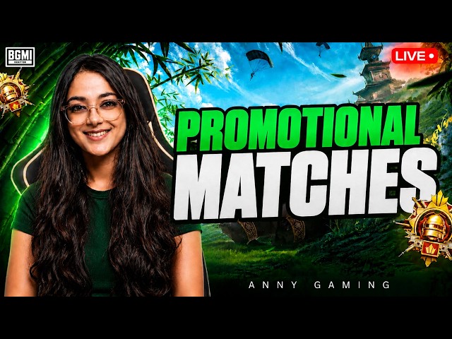 BGMI LIVE🔴PROMOTIONAL MATCHES IN OCEAN ODYSSEY🥰ANNY IS LIVE😎#bgmilive #live #pubgmobile #girlgamer