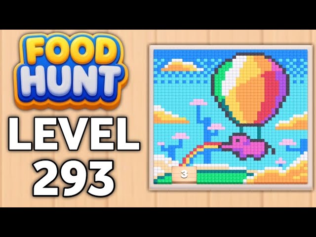 Food Hunt: Pixel Puzzle level 293 | all parts gameplay walkthrough solution