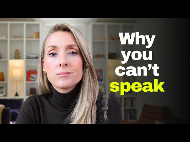 Why you understand English but CAN'T speak fluently