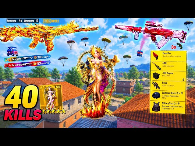 40 Solo KILLS!!😱IN ONE GAME MY NEW PROMOTION MATCH WORLD RECORD in NEW SEASON🔥 Pubg Mobile