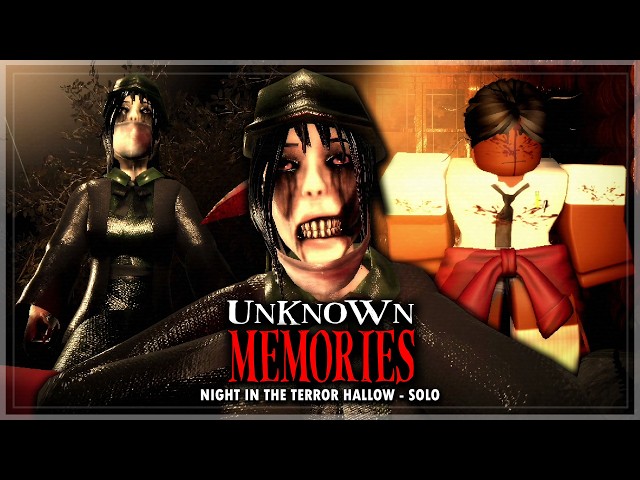 Unknown Memories - Night in The Terror Hallow - Solo (Full Walkthrough) | Roblox