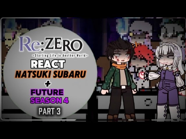 Re:Zero React to Natsuki Subaru + Future Part 3 || Gacha Reaction