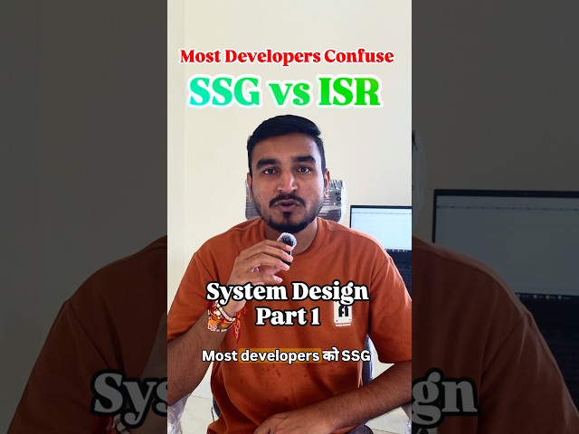 SSG vs ISR - The Difference Most Developers Get Wrong #javascript #reactjs #javascriptinterview