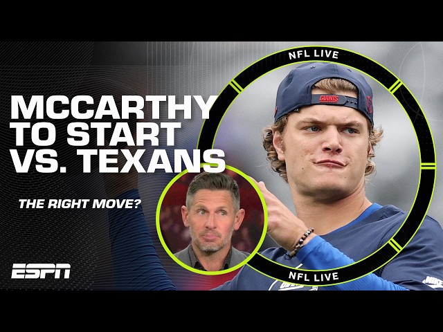 Dan O questions if Giants starting J.J. McCarthy is an overreaction | NFL Live