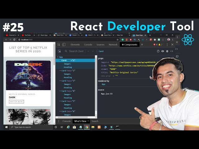 React Developer Tools | Debugging & Error Handling in React JS in Hindi #25