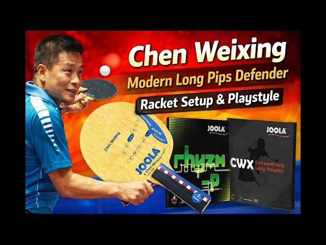 Chen Weixing - Modern Long Pips Defender | Racket Setup and Playstyle #chenweixing #longpips