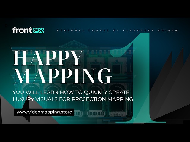 Projection Mapping Tutorial for Beginners: Facade Texture in Photoshop | Lesson 1