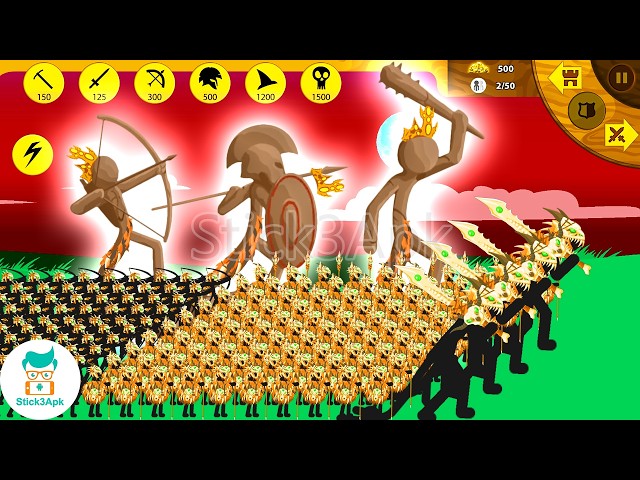 SUMMON 9999 SAVAGE ARMY + SECRET UNIT? vs MEGA FINAL BOSS INSANE | Stick War Legacy Mod | Stick3Apk