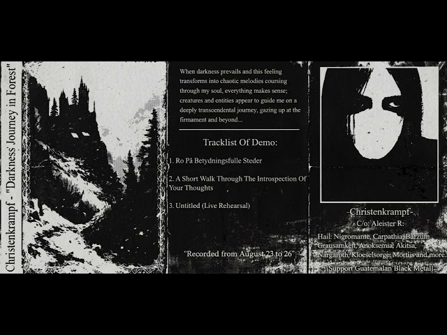 Christenkrampf - Darkness Journey In Forest (Dungeon Synth/Dark Ambient)