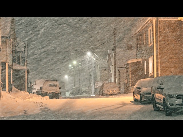 SURVIVING Dark BLIZZARD Sheltering in the Arctic's Harshest Town SNOW STORM Winter Van Camping