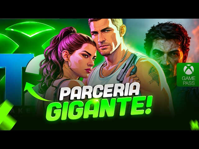 MINHA NOSSA! XBOX e ROCKSTAR FECHAM ACORDO + JOGAÇO no GAME PASS!