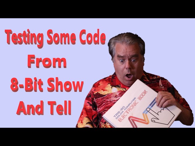 Testing Some Code From 8-Bit Show And Tell