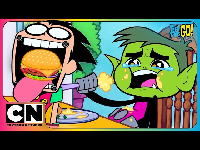 🦃🍗🌮 What’s the Best FOOD Ever?! 🍔🥑🥗🌯 | Teen Titans Go! | Thanksgiving | Best Food Episodes