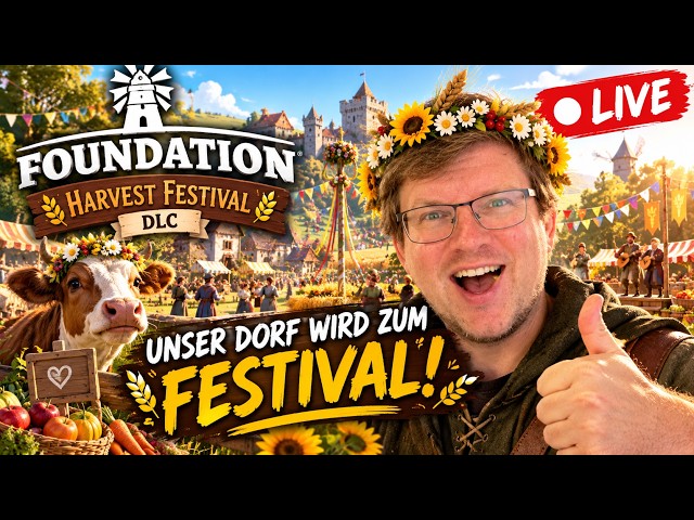 Foundation: mittelalterlicher Aufbau mit Festival DLC | !project !larry