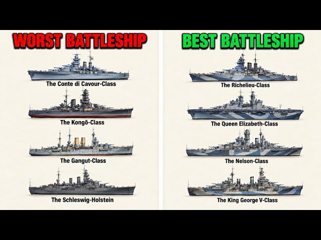 Every WW2 Battleship Ranked — WORST to BEST