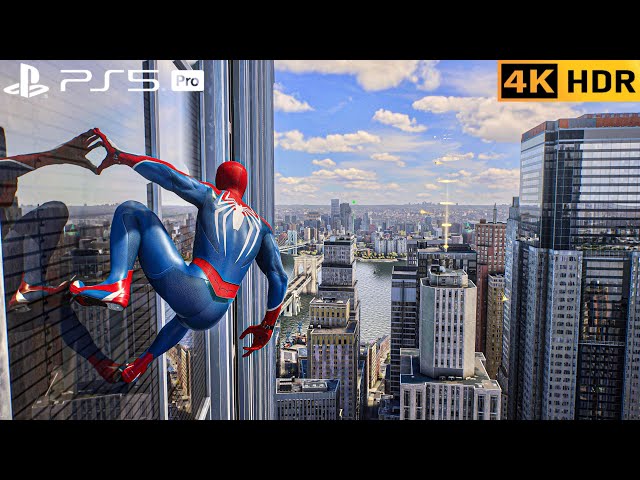 (Ps5 Pro) 4K Ultra-Realistic Graphics, Spiderman 2