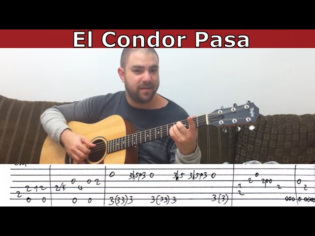 Fingerstyle Tutorial: El Condor Pasa - Guitar Lesson w/ TAB