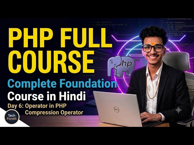 Php Tutorial in Hindi #6 Operators in PHP | Comparison operators in PHP #2026
