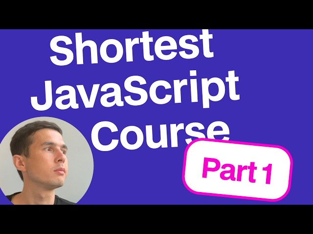 JavaScript Crash Course | Part 1