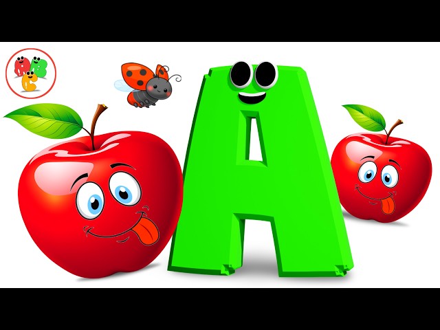 👶🏻 ABC Phonics Rhymes | A Is for Apple 🍎 | Preschooler Learning | ABCD for Toddlers | Alphabet 🌈