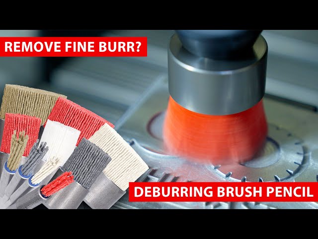 Remove fine burr after CNC machining? - boeck deburring brush pencils