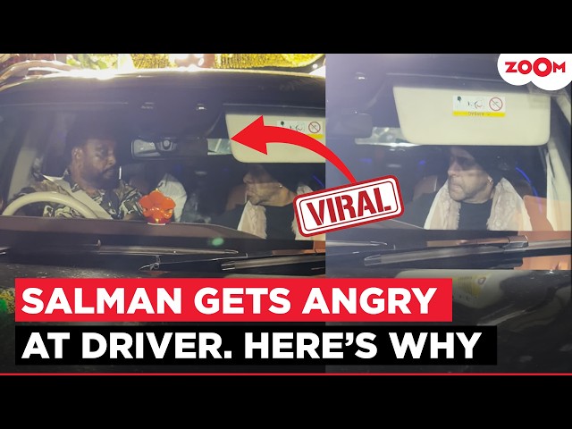 WATCH VIRAL Video: Salman Khan gets furious at driver after car allegedly hits fan’s foot!