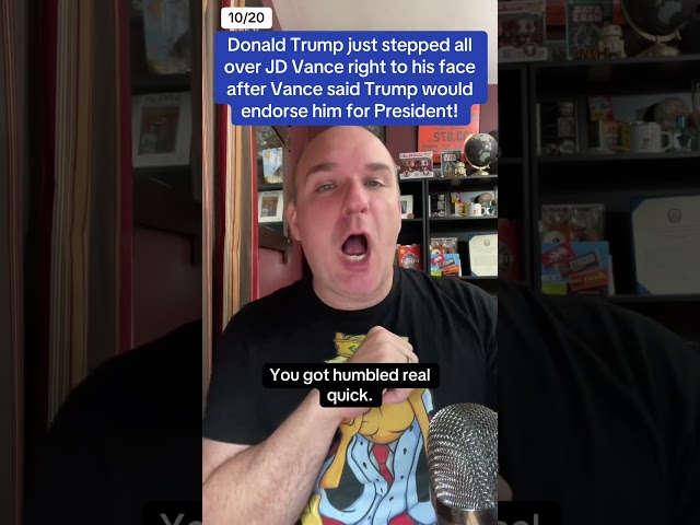Donald Trump loves to humiliate JD Vance! #trump #donaldtrump #jdvance