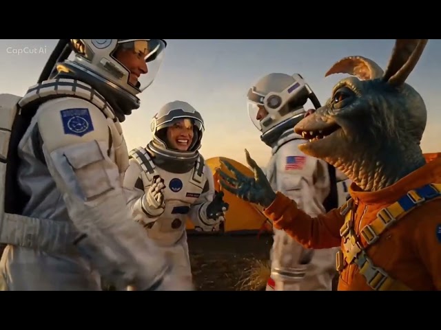"FIRST CONTACT" AI SPACE COMEDY - BY LEX AI
