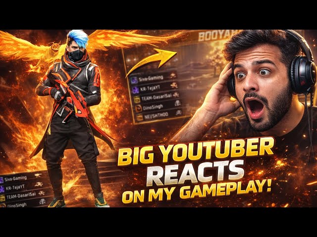 THE BOBBY LIVE REACT ON MY GAMEPLAY | TELUGU | | MASS EDITING |  | SIVA BHAI | FREE FIRE MAX