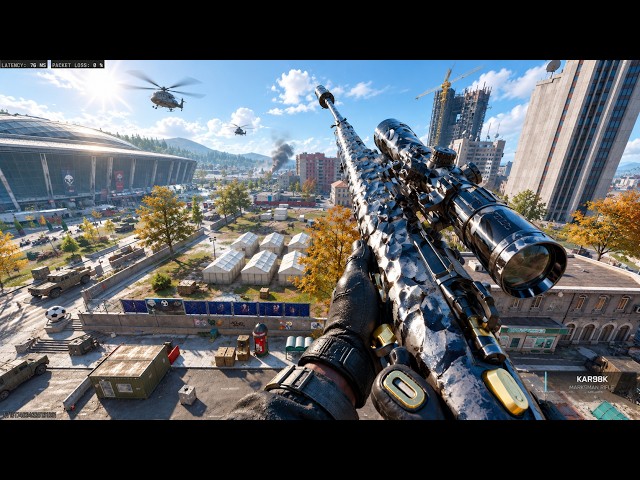 WARZONE SOLO SNIPER KAR 98 GAMEPLAY PS5 PRO(No Commentary)