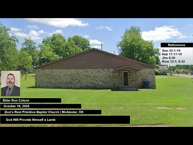 2026 10 18 | Zion's Rest PBC | Elder Ron Colson | audio only