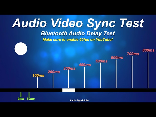 Audio latency test (audio delay test) - How to find out #bluetooth latency