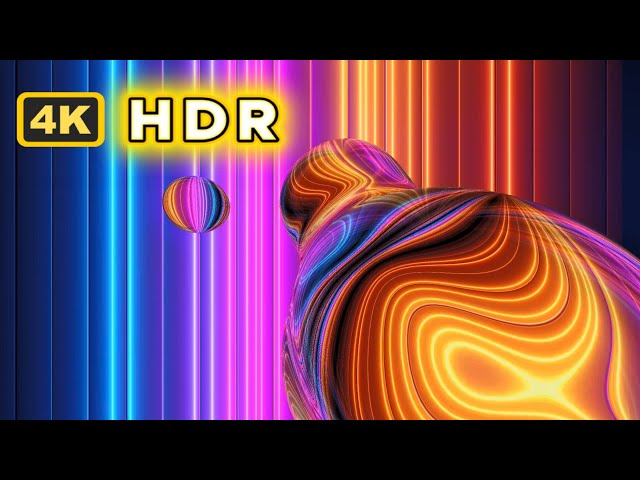 4K HDR video ULTRA HD | HDR10+ High Dynamic Range Test | hdr10 plus | No Sound Digital Art Animation