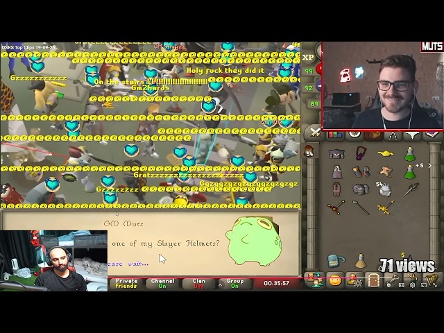 Muts beats Runescape..