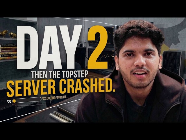 Day 2 Trading My Topstep Account . . Then The Server Crashed | HC7