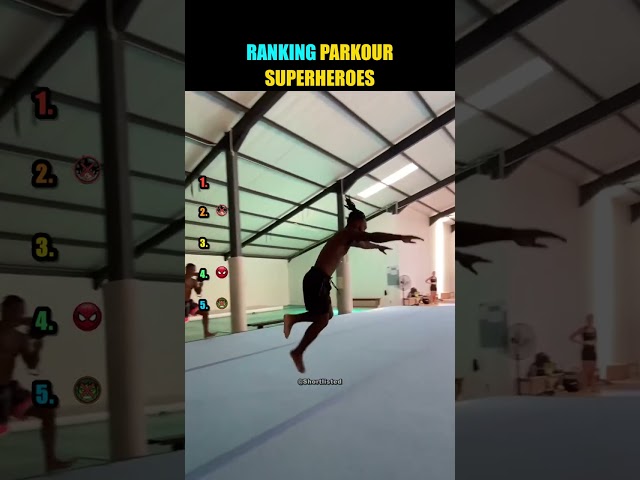 Ranking Parkour Superheroes #usa