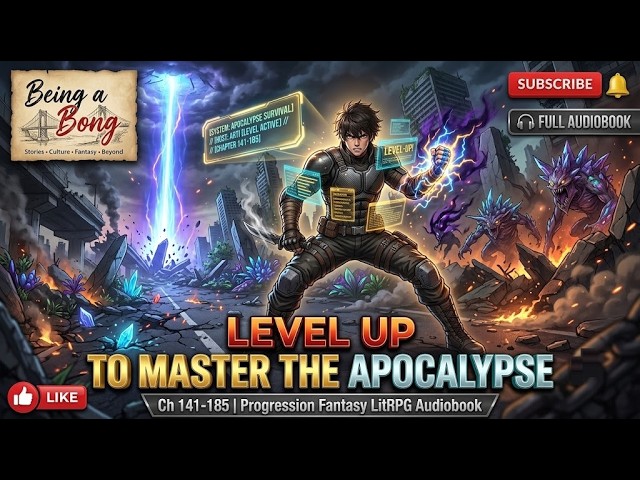 Level Up To Master The Apocalypse 141-185 | Progression Fantasy LitRPG Audiobook #fantasyaudiobooks